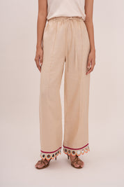 WANDER Linen Pants in Jeju Oat