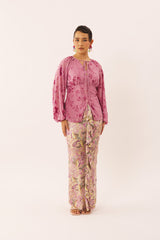 TROVE Silky Velvet Set in Jewel