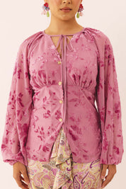 TROVE Silky Velvet Set in Jewel