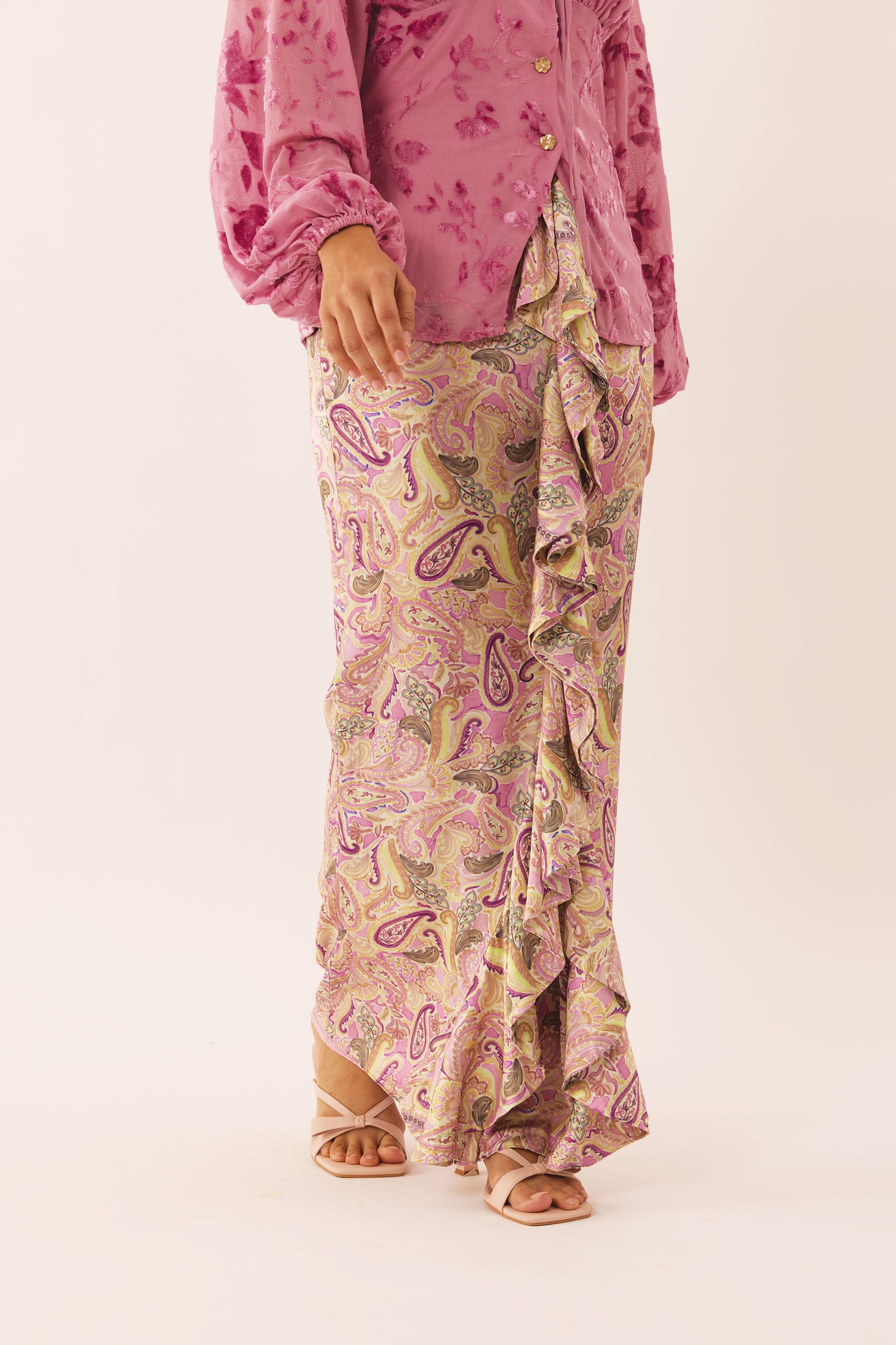 TROVE Silky Velvet Set in Jewel