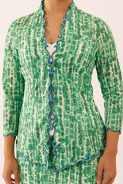 MOSAIC Embroidered Kebaya Set in Jungle