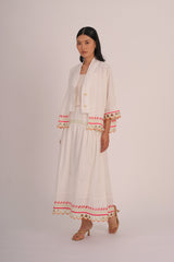WANDER Swing Skirt in Kapas