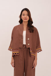 WANDER Kimono in Kyoto Cocoa