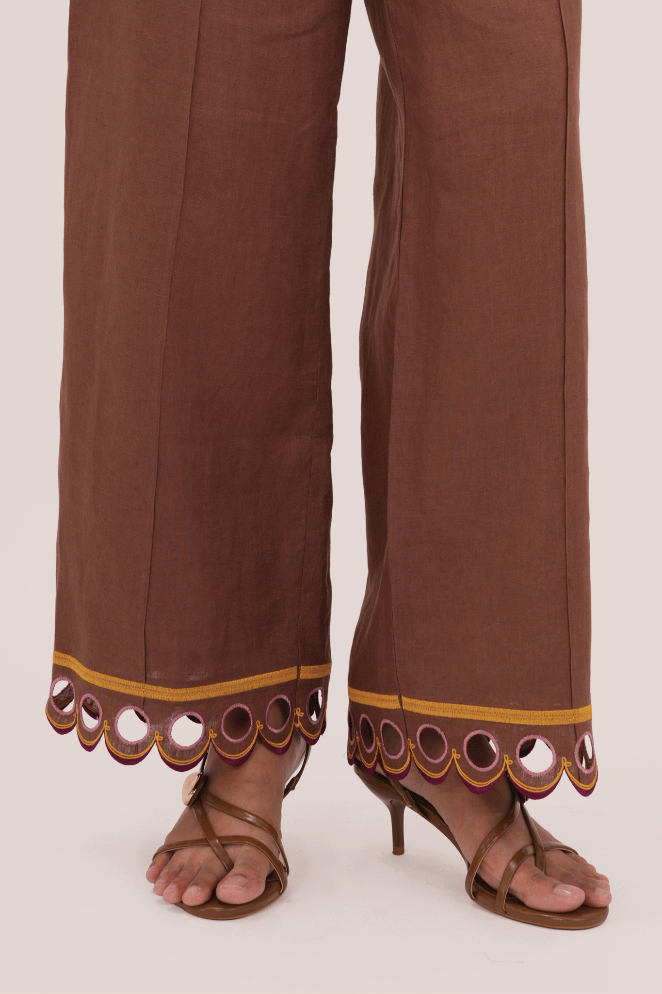 WANDER Linen Pants in Kyoto Cocoa