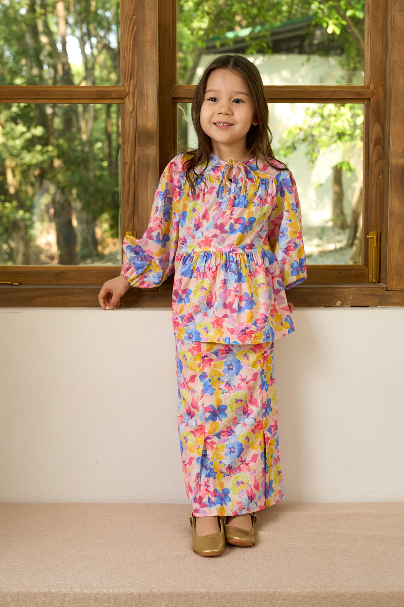 KIDS - SOUL Easy Kurung Set in Paradise