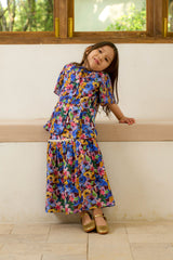 KIDS - SOUL Swing Kurung Set in Clove