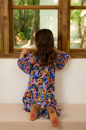 KIDS - SOUL Swing Kurung Set in Clove