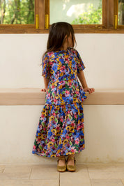 KIDS - SOUL Swing Kurung Set in Clove