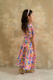 KIDS - SOUL Swing Kurung Set in Paradise