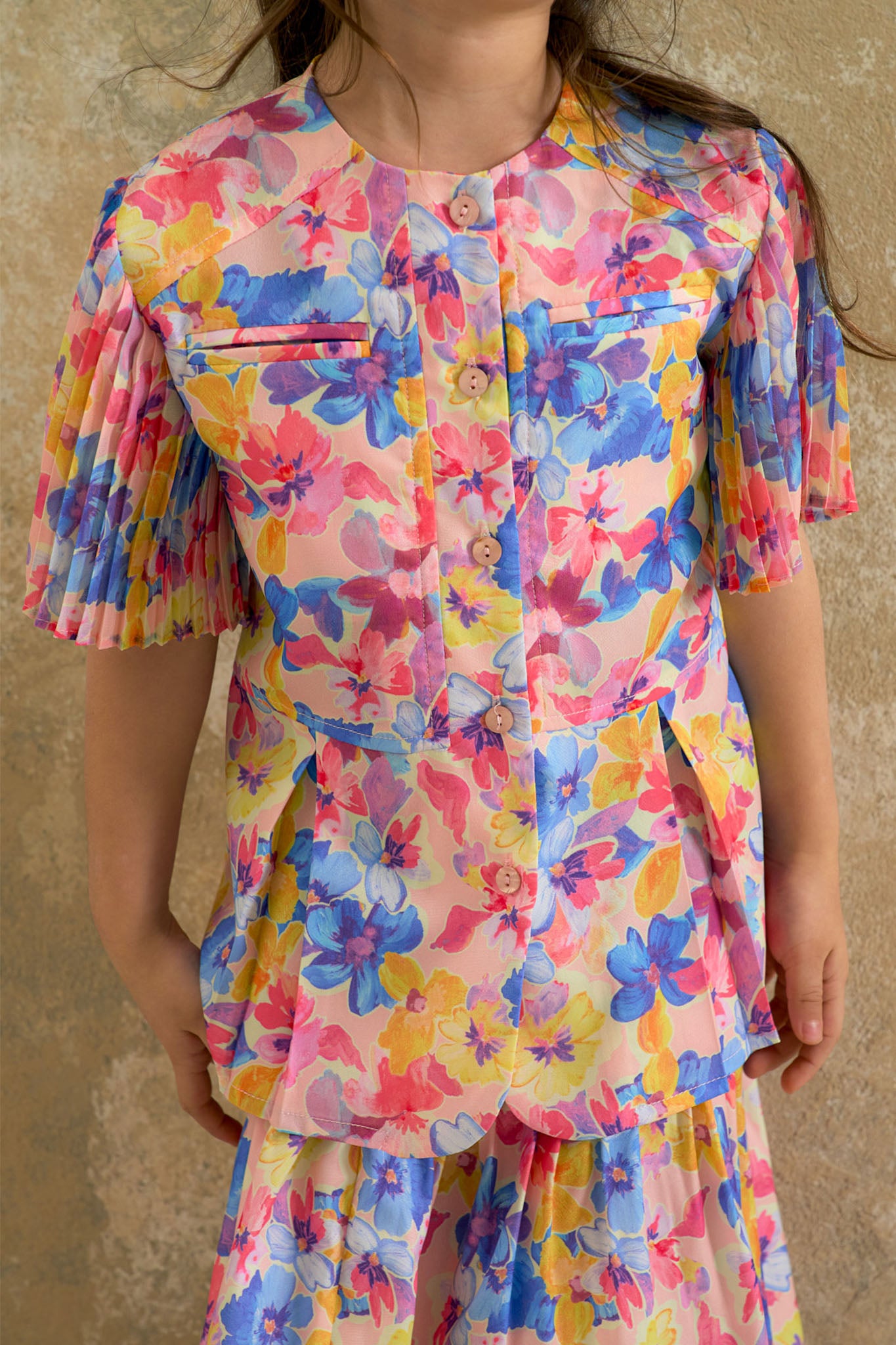 KIDS - SOUL Swing Kurung Set in Paradise