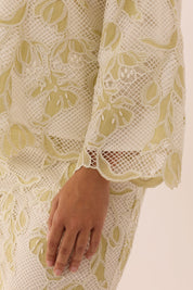 SERENE Lace Kurung Kedah in Dew