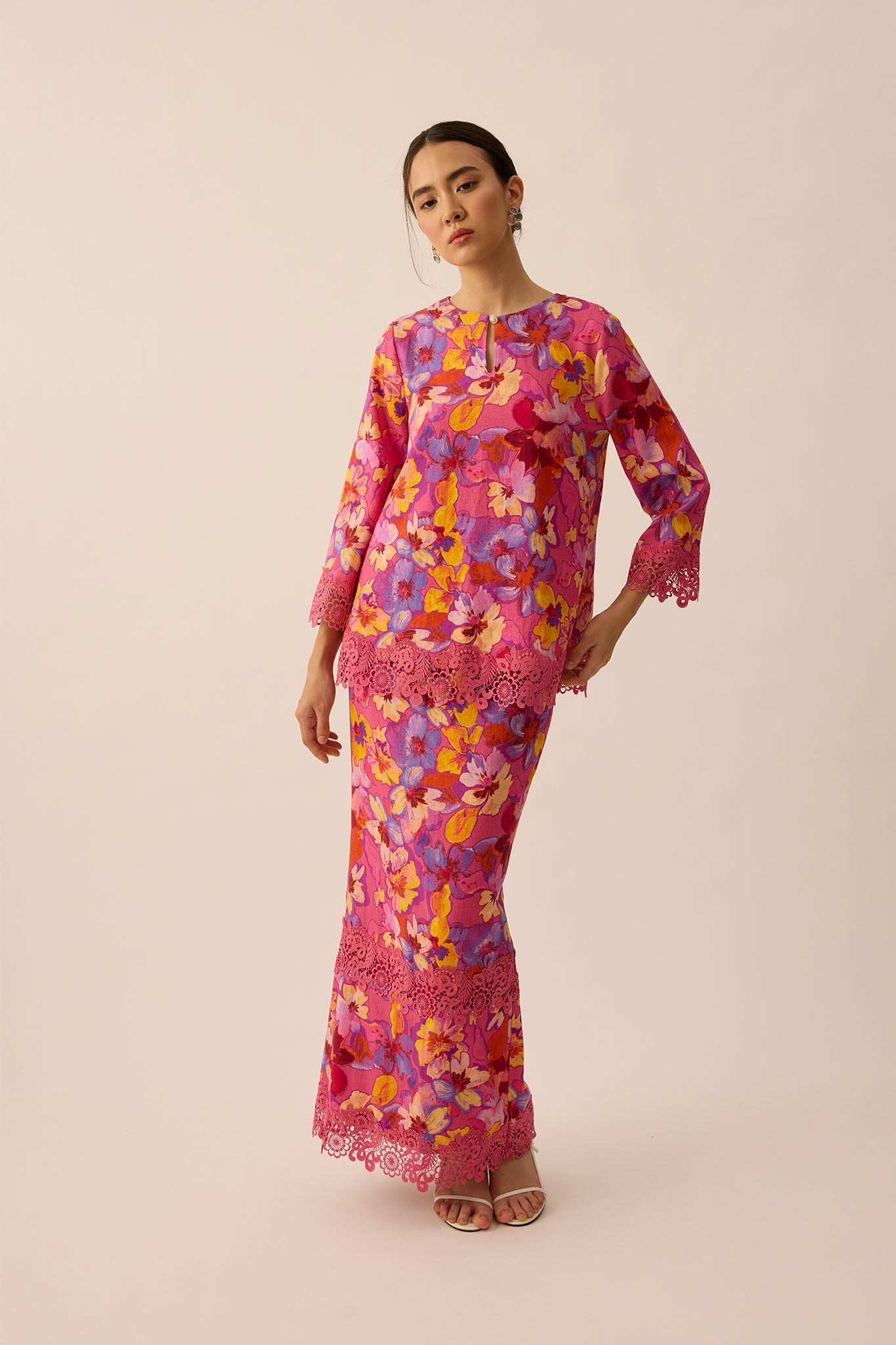 SOUL Kurung Kedah in Rouge