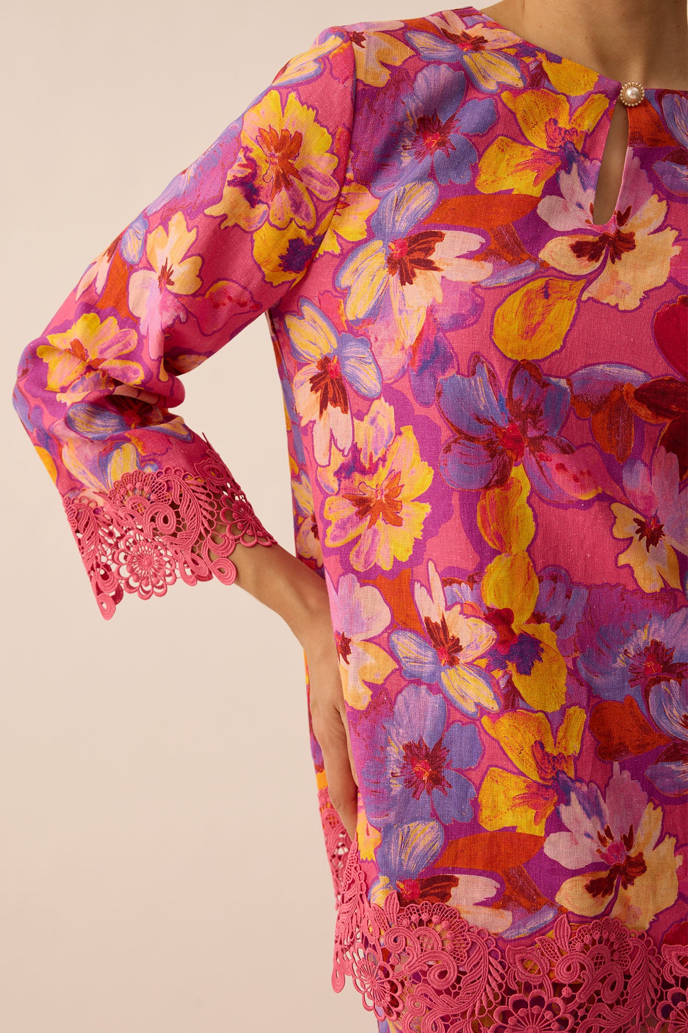 SOUL Kurung Kedah in Rouge