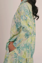 SEASON Linen Shirt in Lake