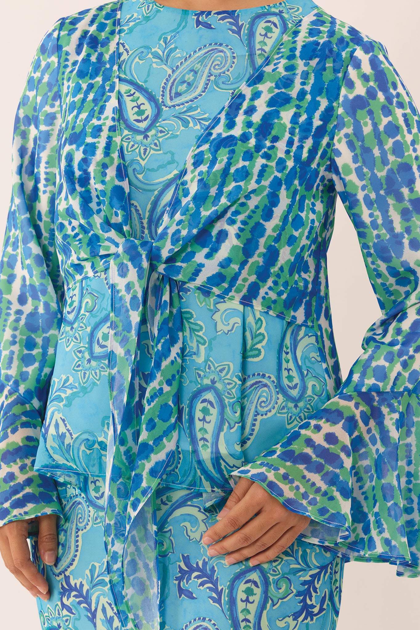 GILDED Front Wrap Set in Lapis
