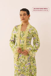 LUSH Ruffle Kebaya Top in Lawn