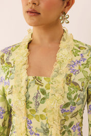 LUSH Ruffle Kebaya Top in Lawn