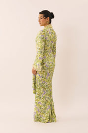 LUSH Ruffle Kebaya Top in Lawn