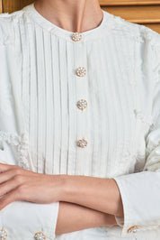 SENSE Long Dress in White