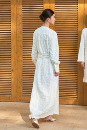 SENSE Long Dress in White
