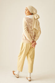 BRAZEN Cardigan in Light Oat