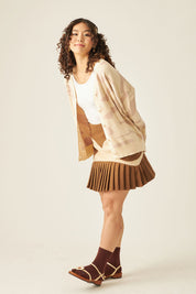 BRAZEN Oversized Cardigan in Light Oat
