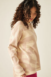 BRAZEN Pullover in Light Oat