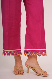 WANDER Linen Pants in Lisbon