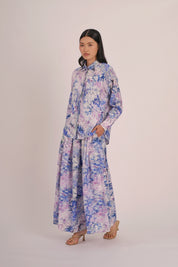 SEASON Linen Flow Skirt in Lotus
