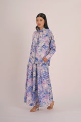 SEASON Linen Flow Skirt in Lotus