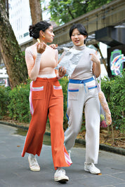BRAZEN  Lounge Pants in Fiery Pink