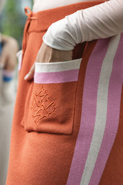 BRAZEN  Lounge Pants in Fiery Pink
