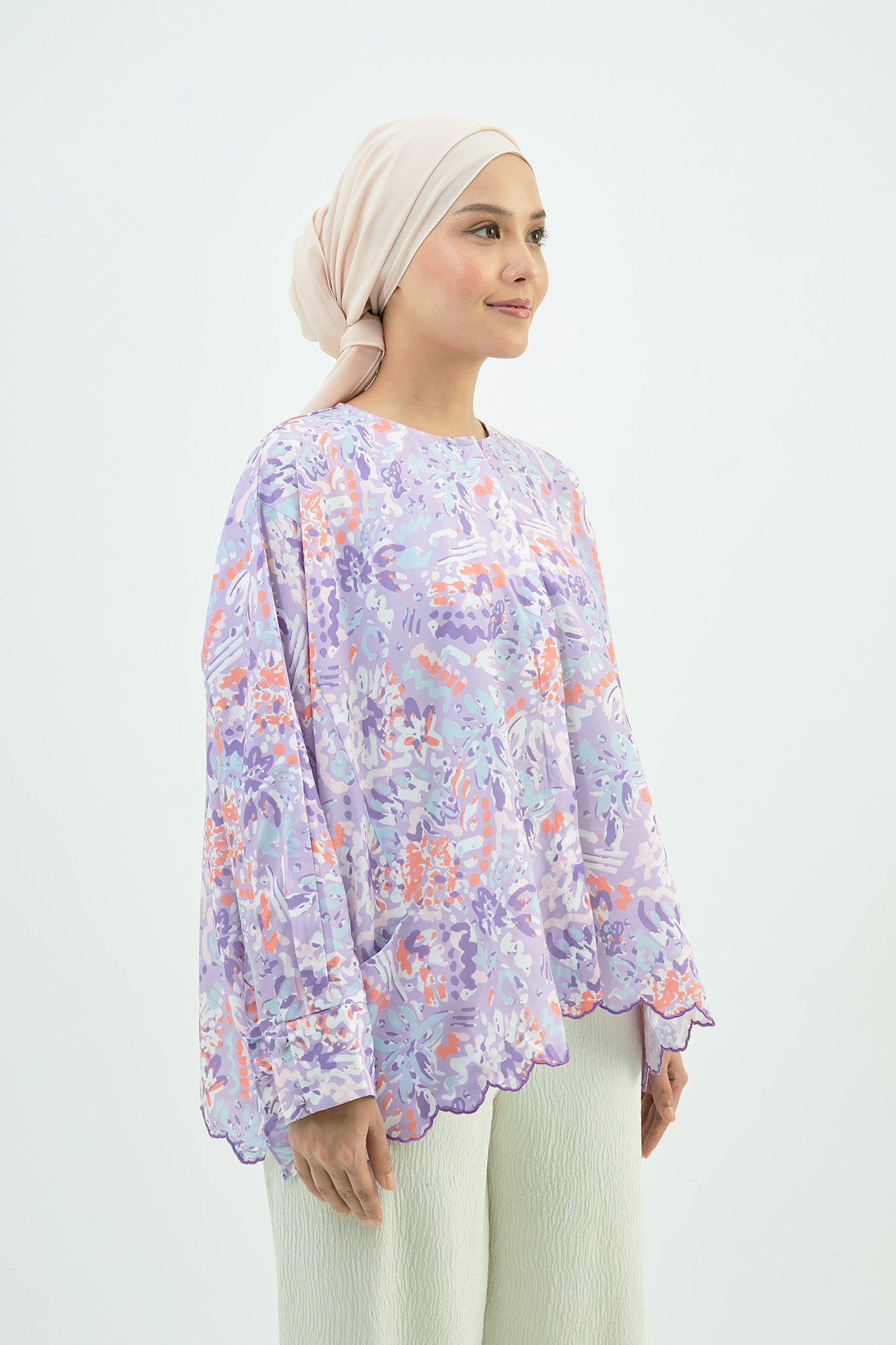 MEADOW - Long Sleeve Blouse (Lilac)