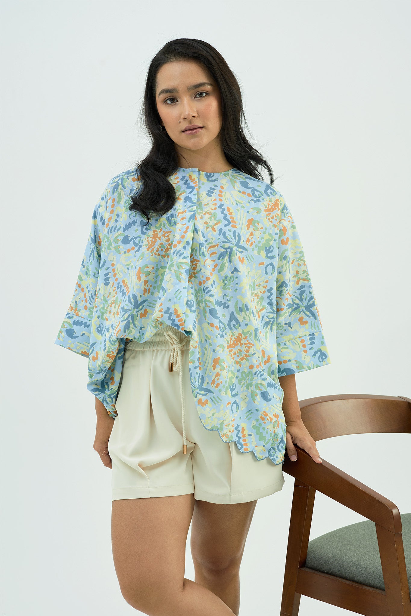 MEADOW - Blouse (Ice Blue)