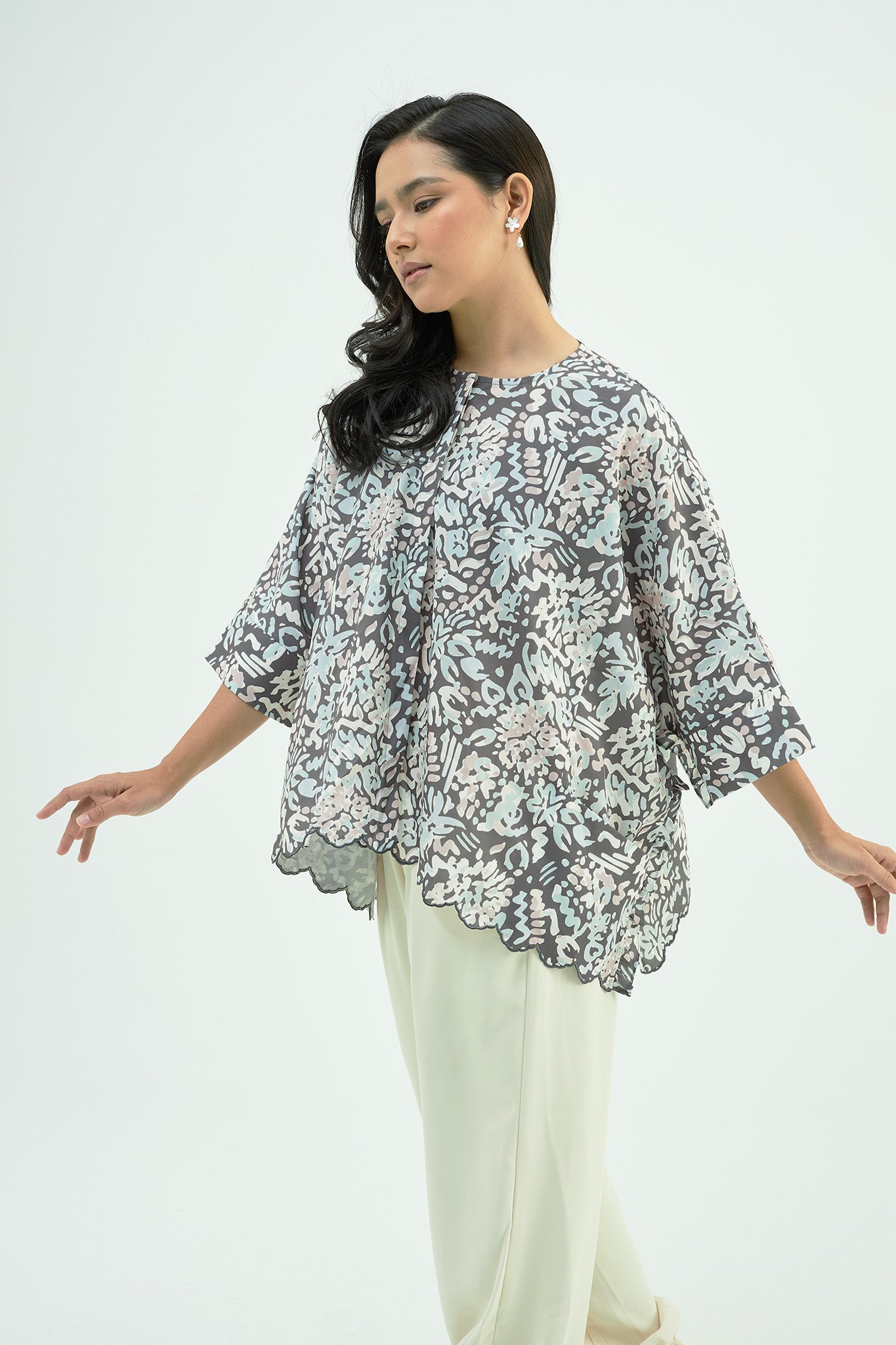 MEADOW - Blouse (Charcoal)