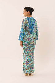 OASIS Embroidered Kurung Kedah in Mist