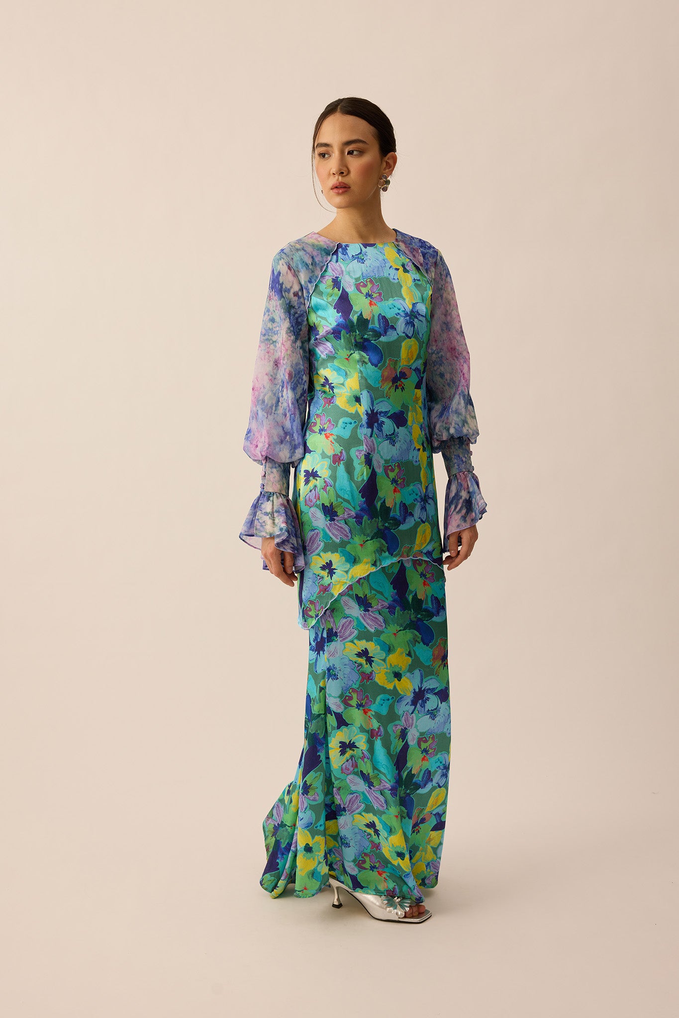 SOUL Modern Kurung in Lagoon