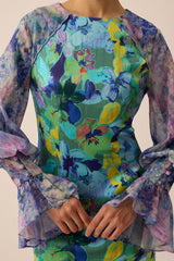 SOUL Modern Kurung in Lagoon