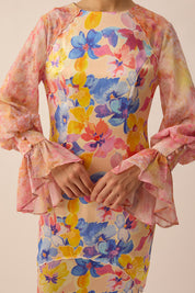 SOUL Modern Kurung in Paradise