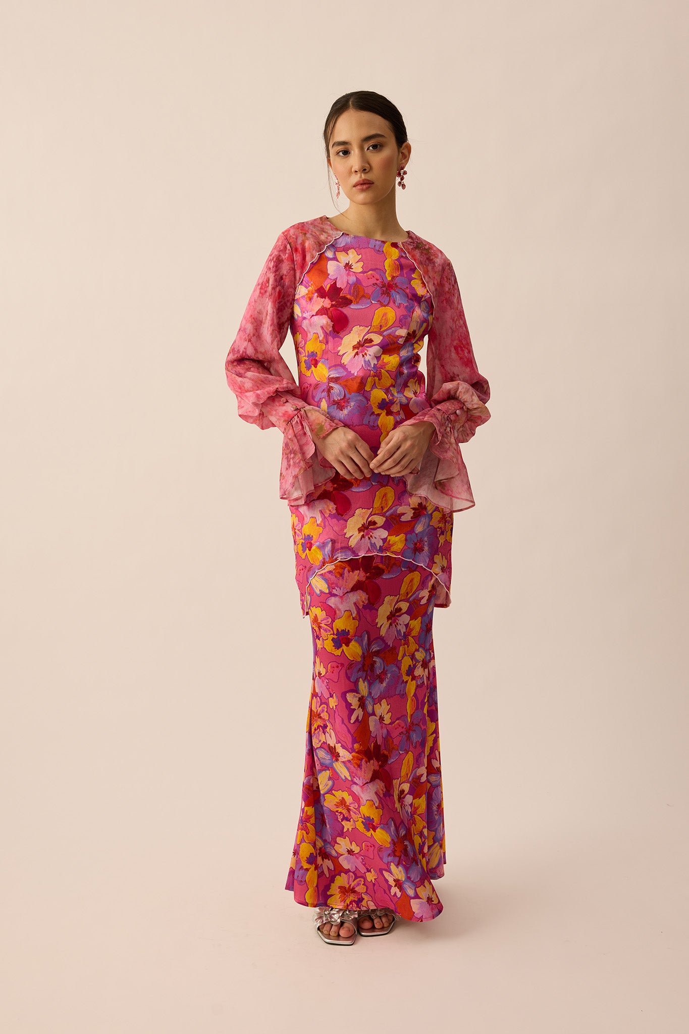 SOUL Modern Kurung in Rouge