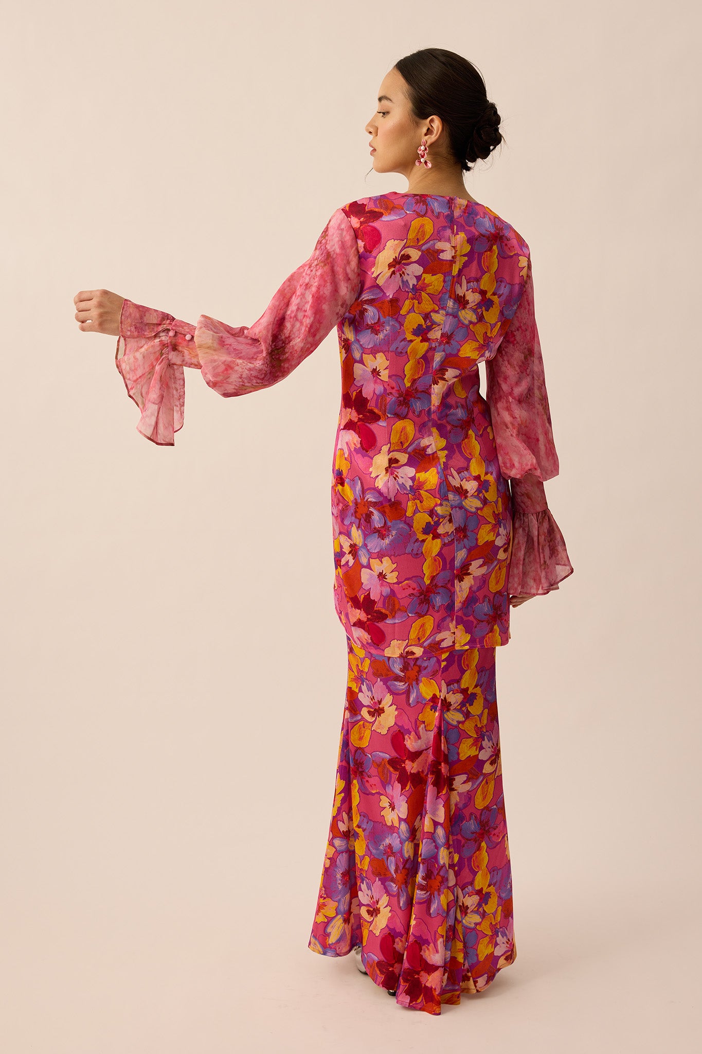 SOUL Modern Kurung in Rouge