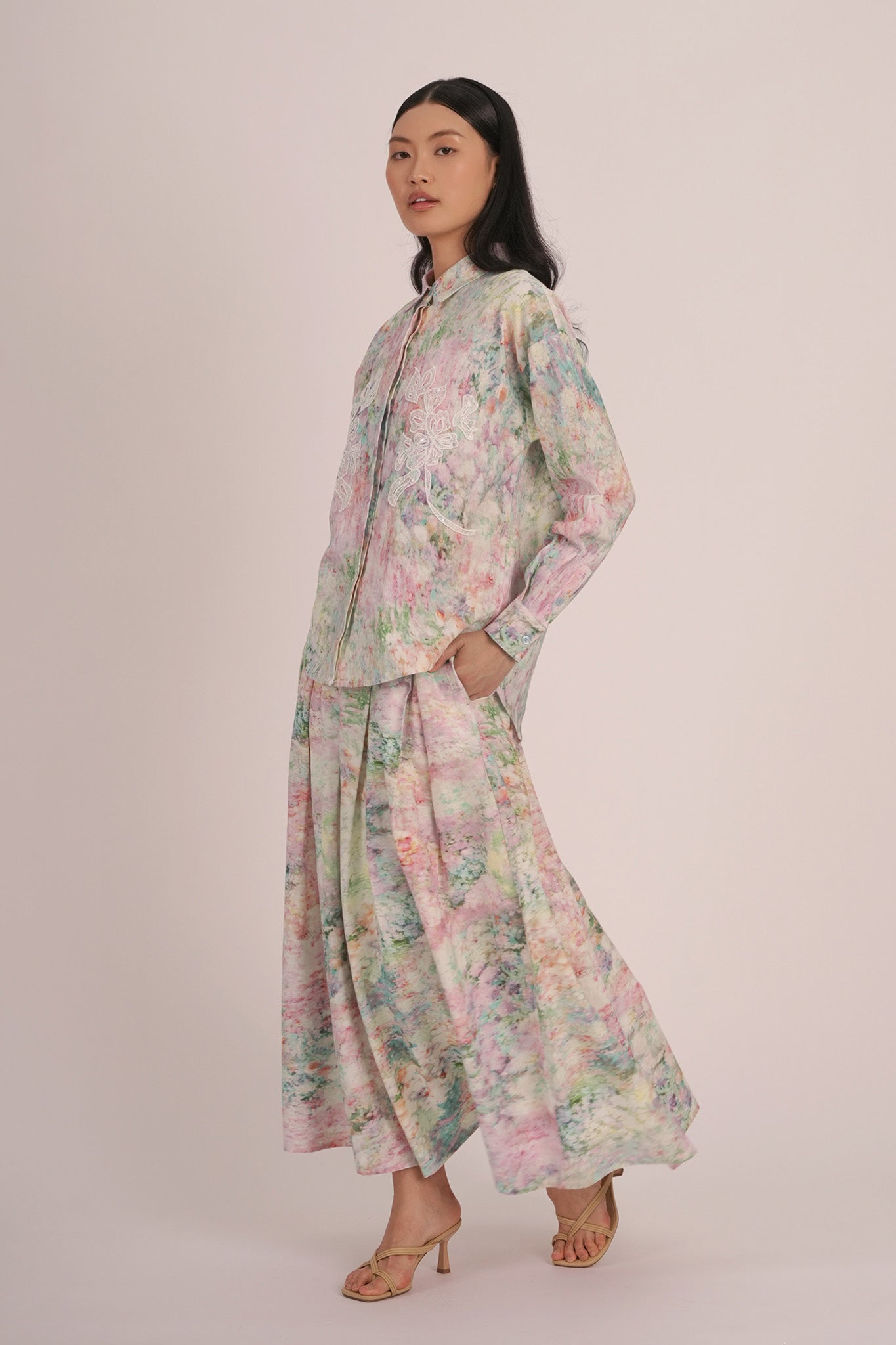 SEASON Linen Shirt in Garden