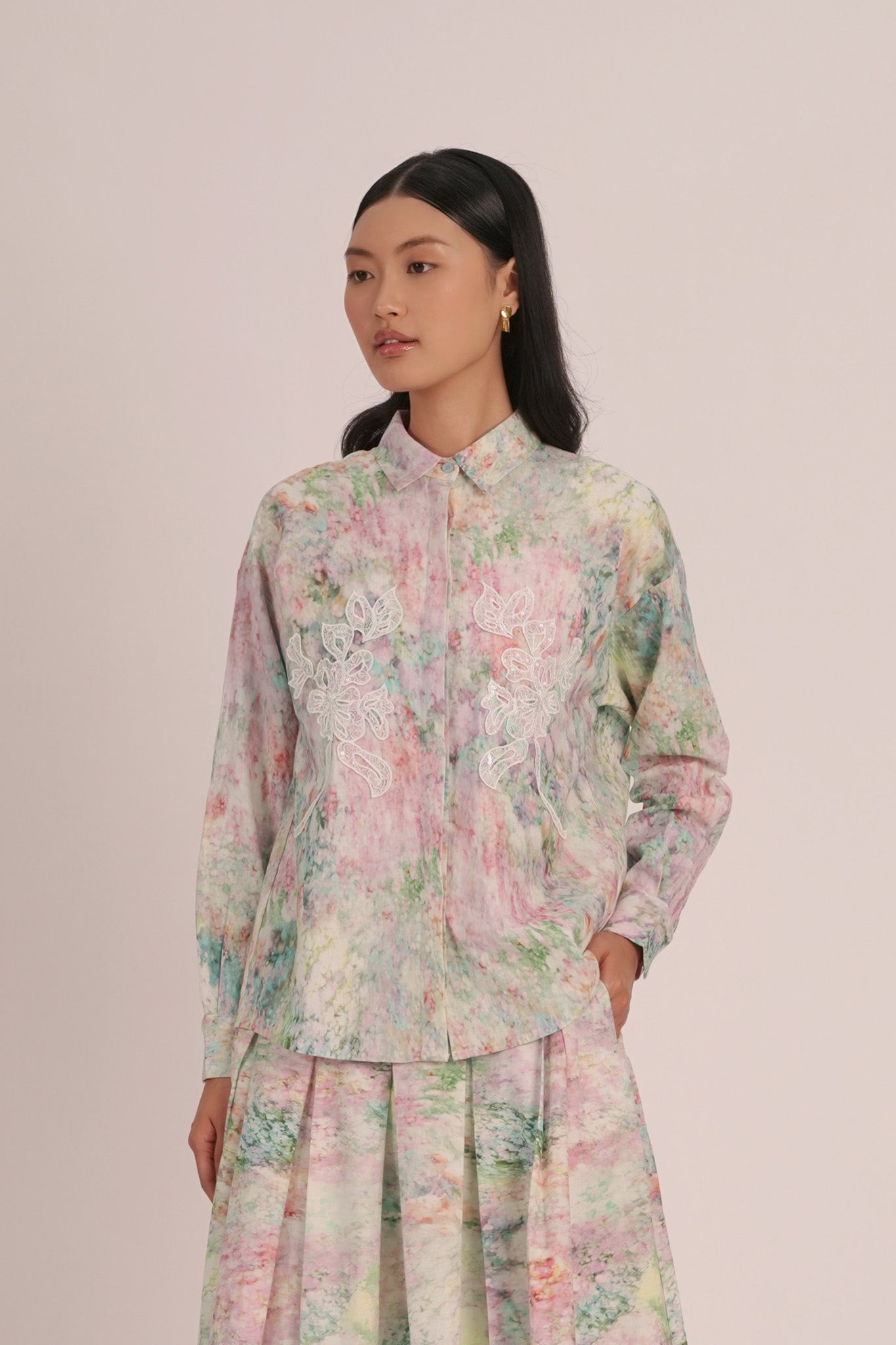 SEASON Linen Shirt in Garden