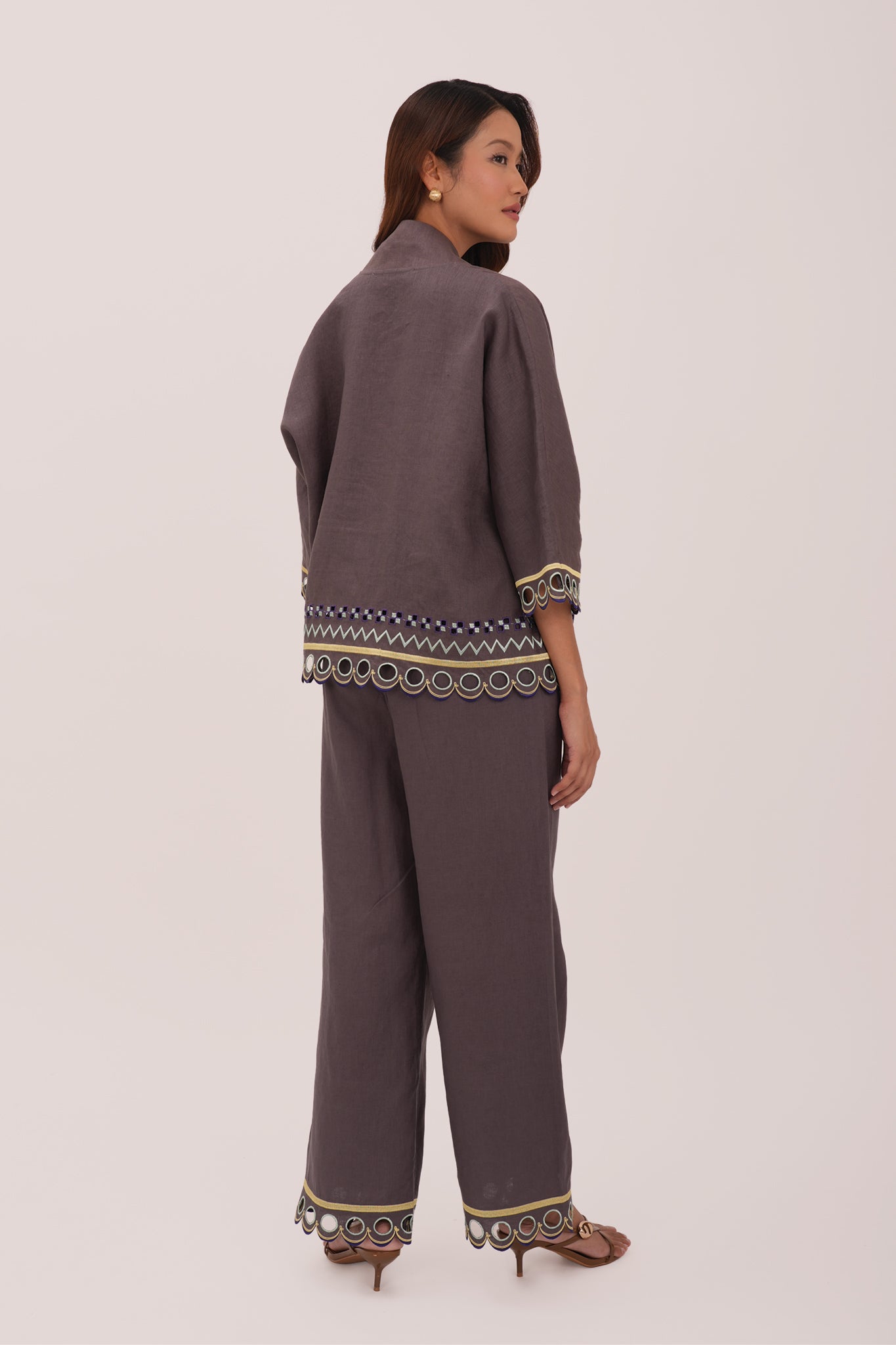 WANDER Kimono in Oslo Grey