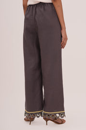 WANDER Linen Pants in Oslo Grey