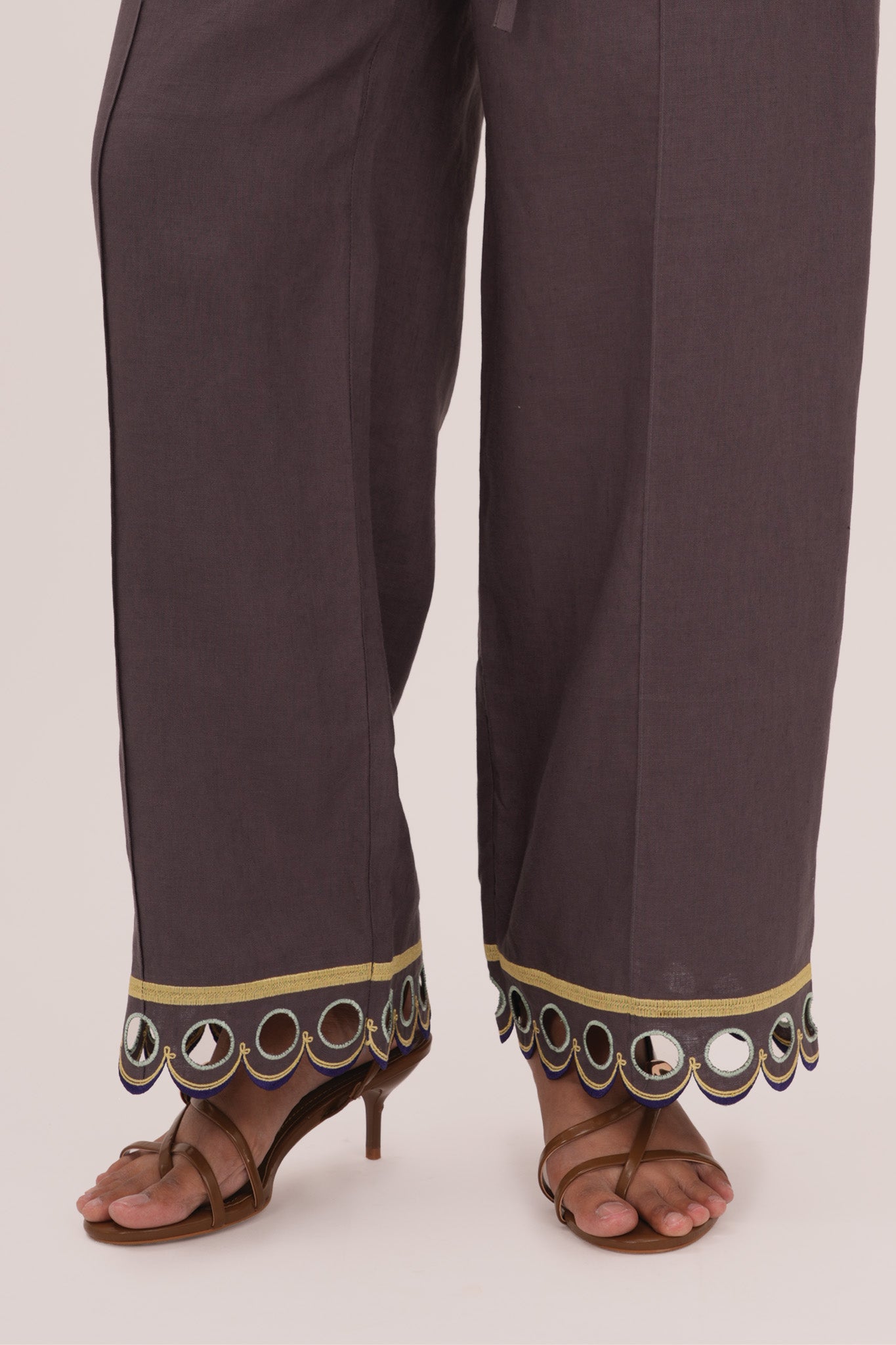 WANDER Linen Pants in Oslo Grey