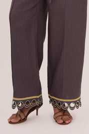 WANDER Linen Pants in Oslo Grey