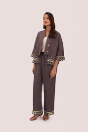 WANDER Linen Pants in Oslo Grey