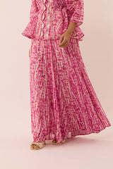 MOSAIC Flowy Skirt in Opera