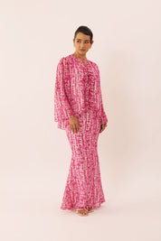 MOSAIC Ripple Kurung Set in Opera